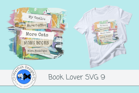 Book Lover SVG PNG Craft Graphic 9