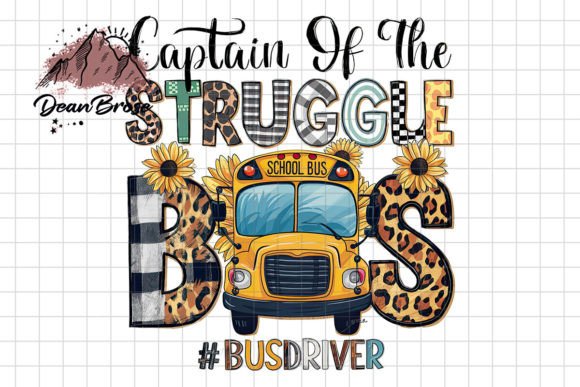 Captain of the Struggle School Bus Png