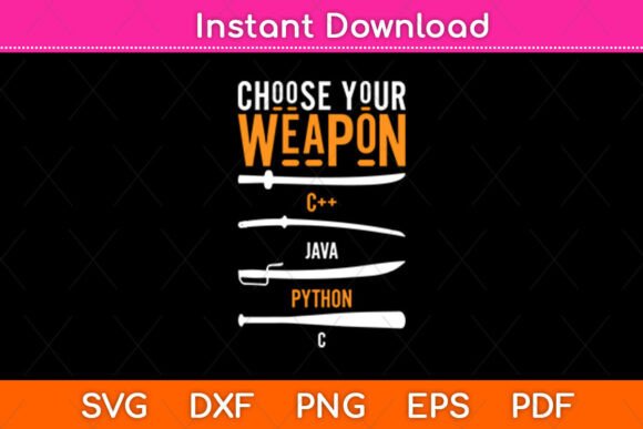 Choose Your Weapon Java Python Svg Graphics