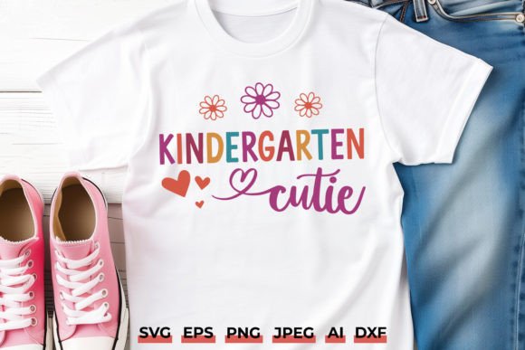 Kindergarten Cutie SVG: Graphics for Crafts & Small Business