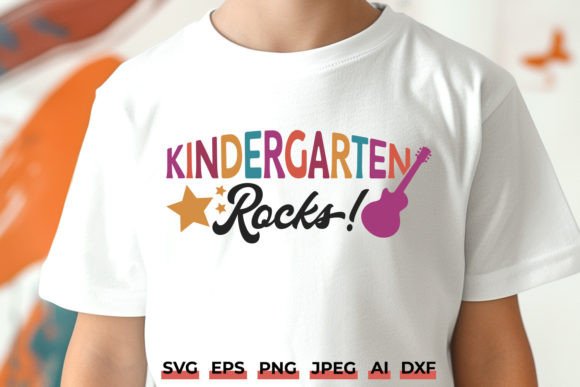 Kindergarten Rocks Fun Cricut SVG Design