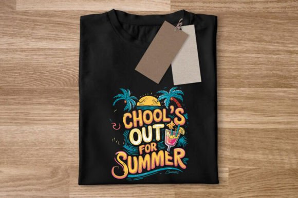 Retro Last Day of School s out for Summe Graphics and Crafts