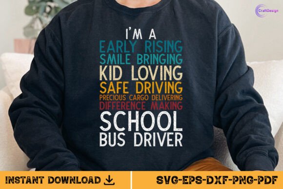 School Bus Driver Vintage Shirt SVG PNG Review for Real Projects