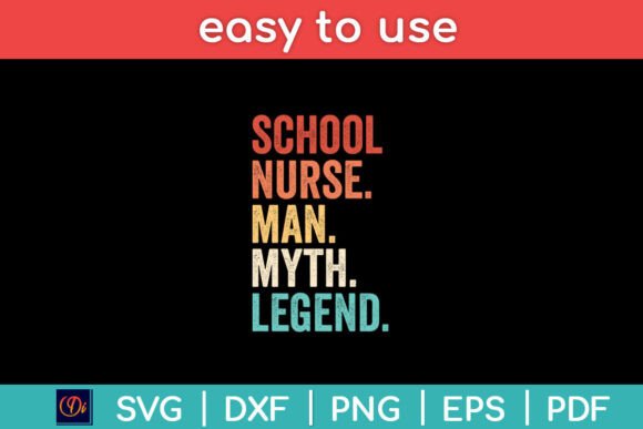 School Nurse Man Myth Legend Svg File