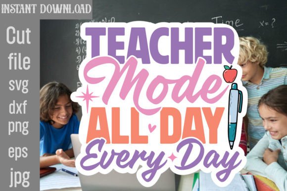 Teacher Mode SVG: Graphics for Crafts and Marketing