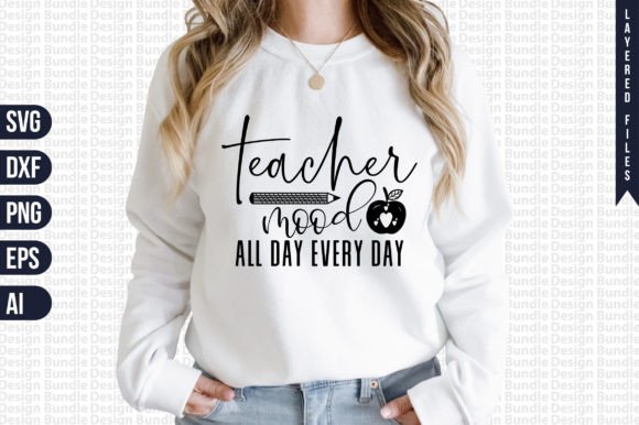 Teacher Mood Svg for Graphics and Crafts