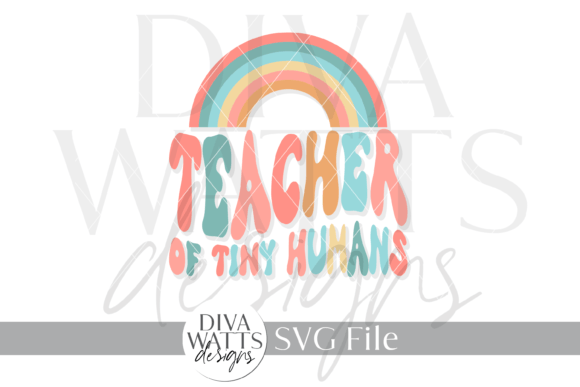 Teacher of the Humans Word Art SVG: Graphics and Crafts with a Playful Edge